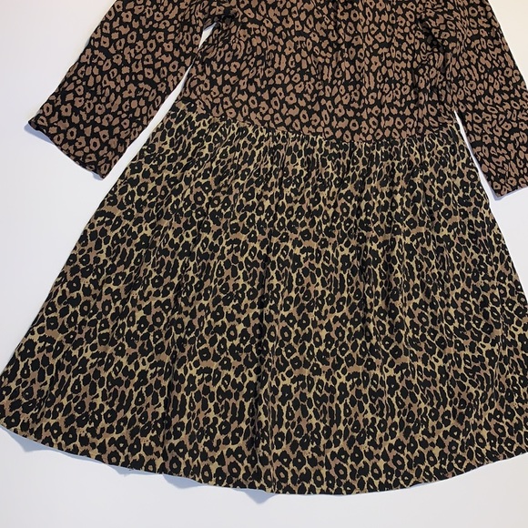 Anthropologie Maeve “Juno” Leopard Print Dress - Women’s Size Large - Picture 5 of 11